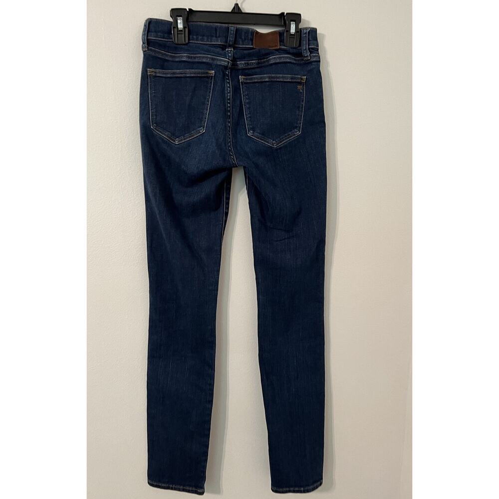 Madewell Women’s Jeans Size 25 Alley Straight Fit 26x29.5 stretch Dark Wash - Picture 8 of 11